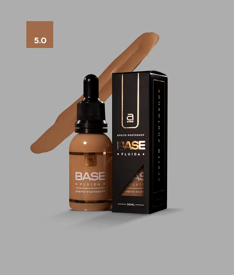 Base fluída vegana COR 5 efeito ...